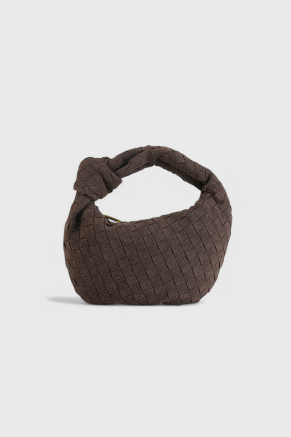 Bolso Mini Woven Remi con Detalle de Nudo