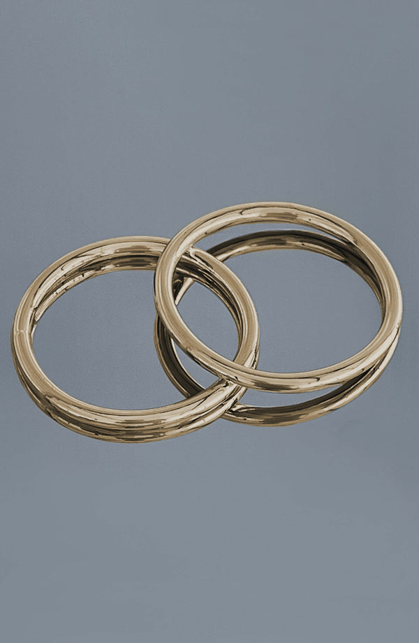 Conjunto de Brazaletes Adorn - Oro